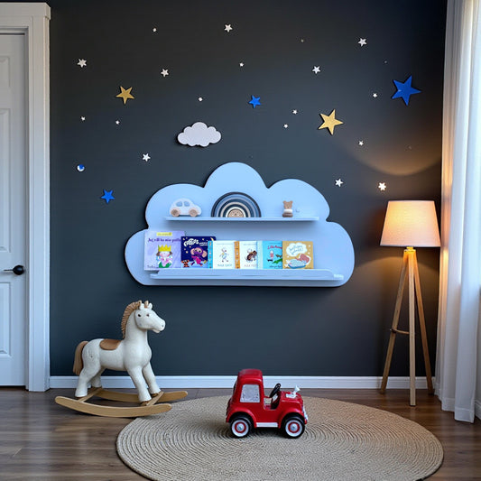 Drömmolnet bokhylla Stor