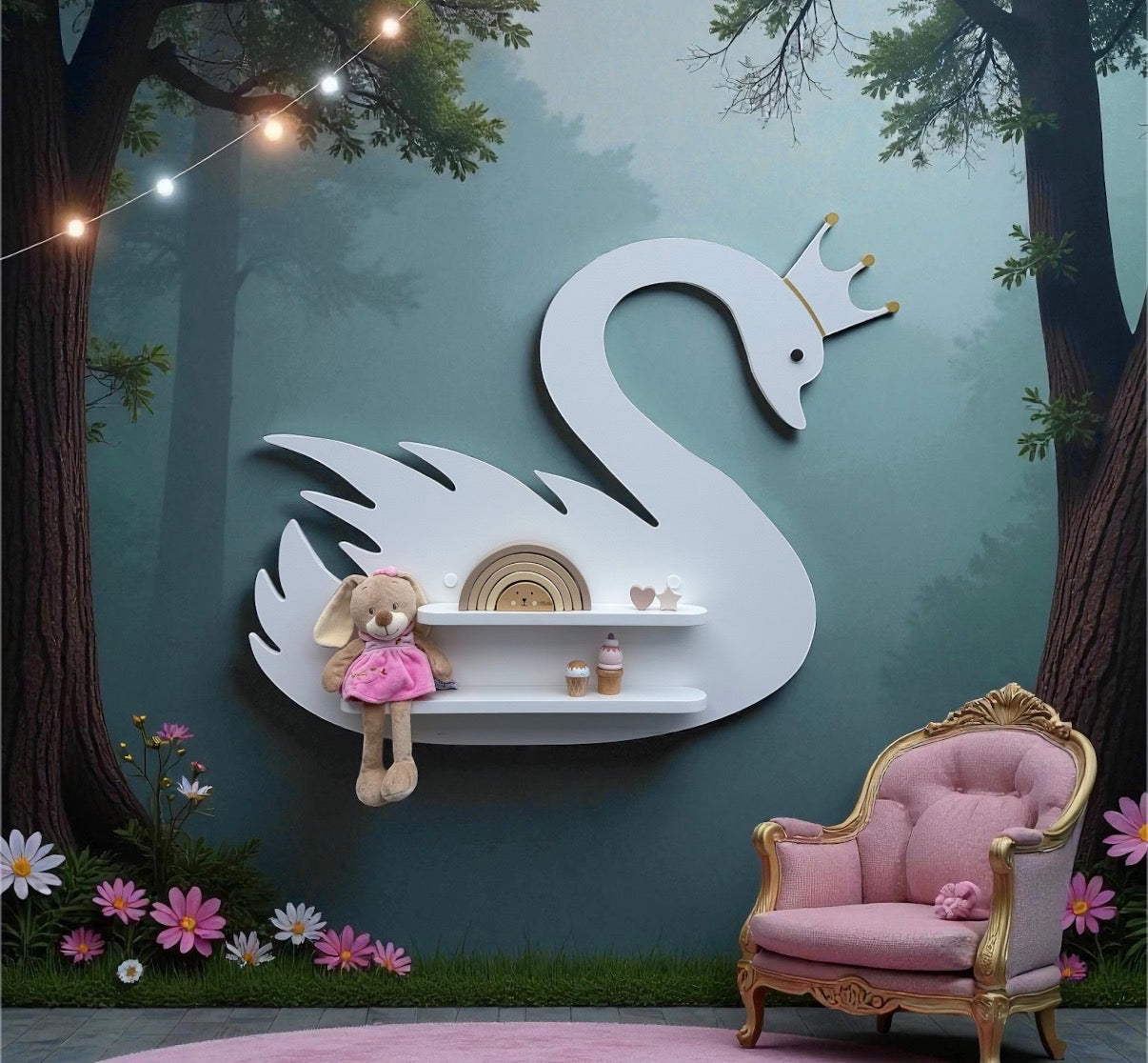 Svanprins vägghylla