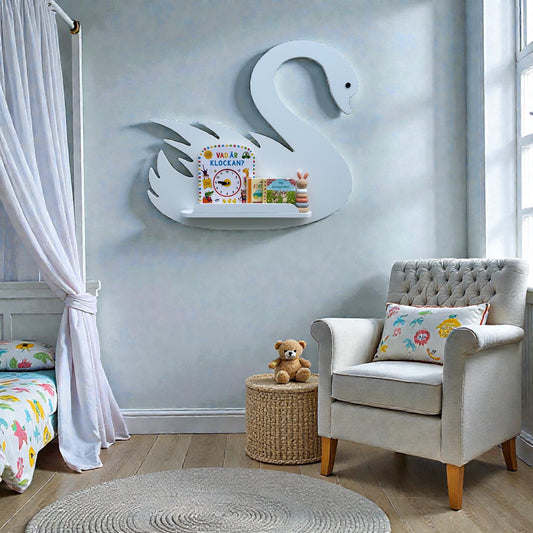 Svan bokhylla-Höger