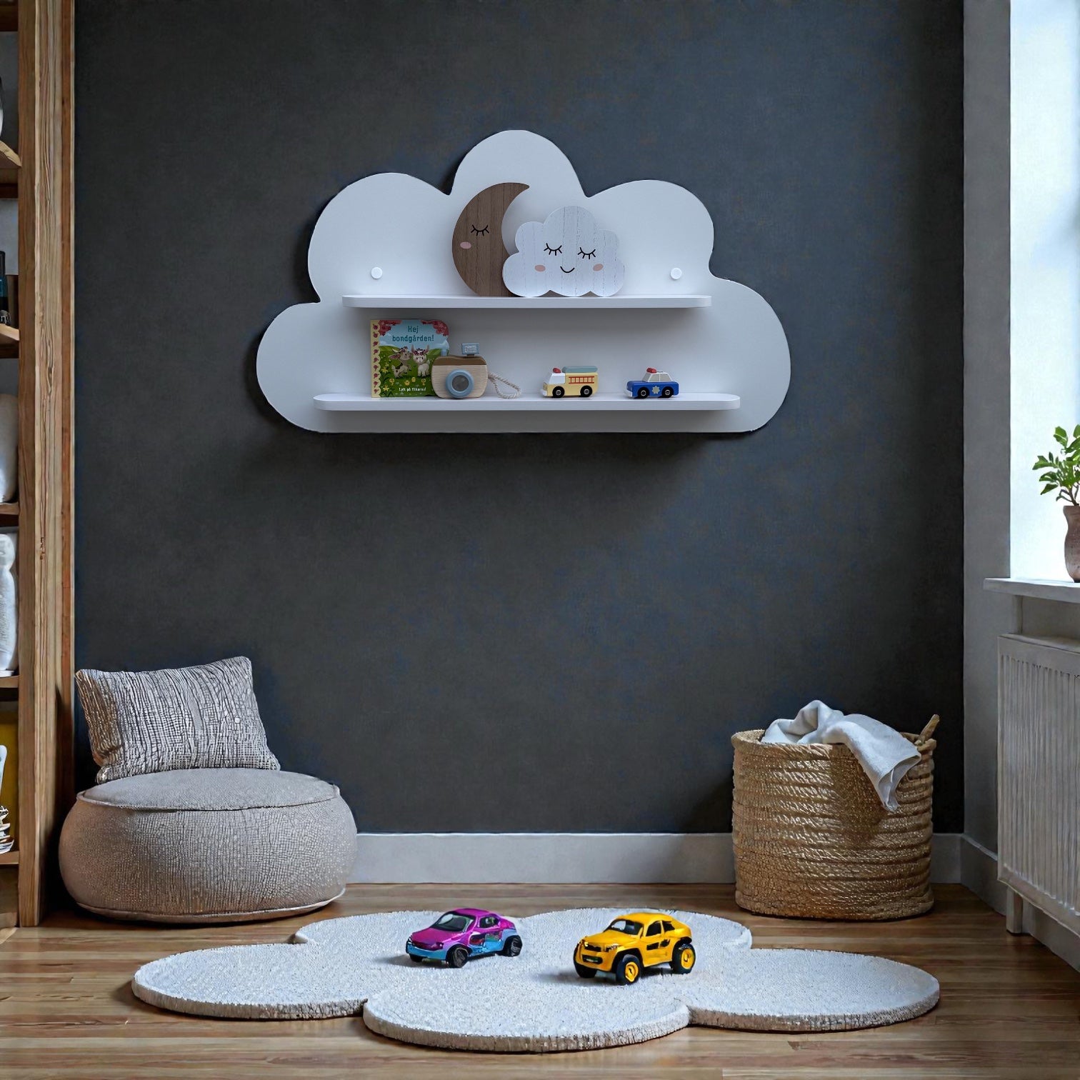 Drömmolnet vägghylla